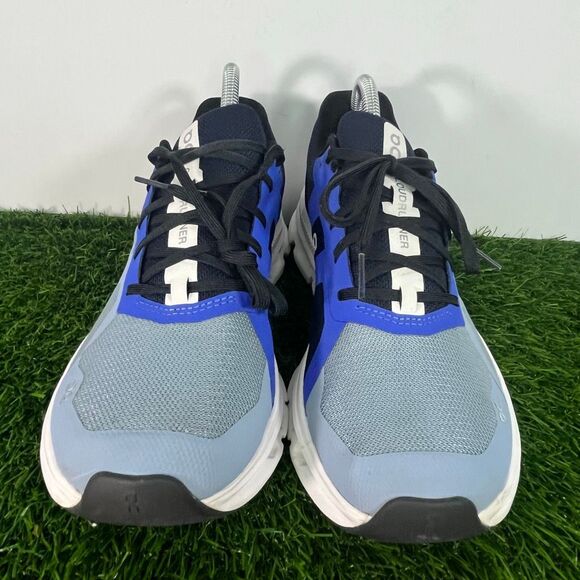 On Cloud Cloudrunner Blue Lace Up Running Shoes Sneakers Women’s 9 - Picture 2 of 8